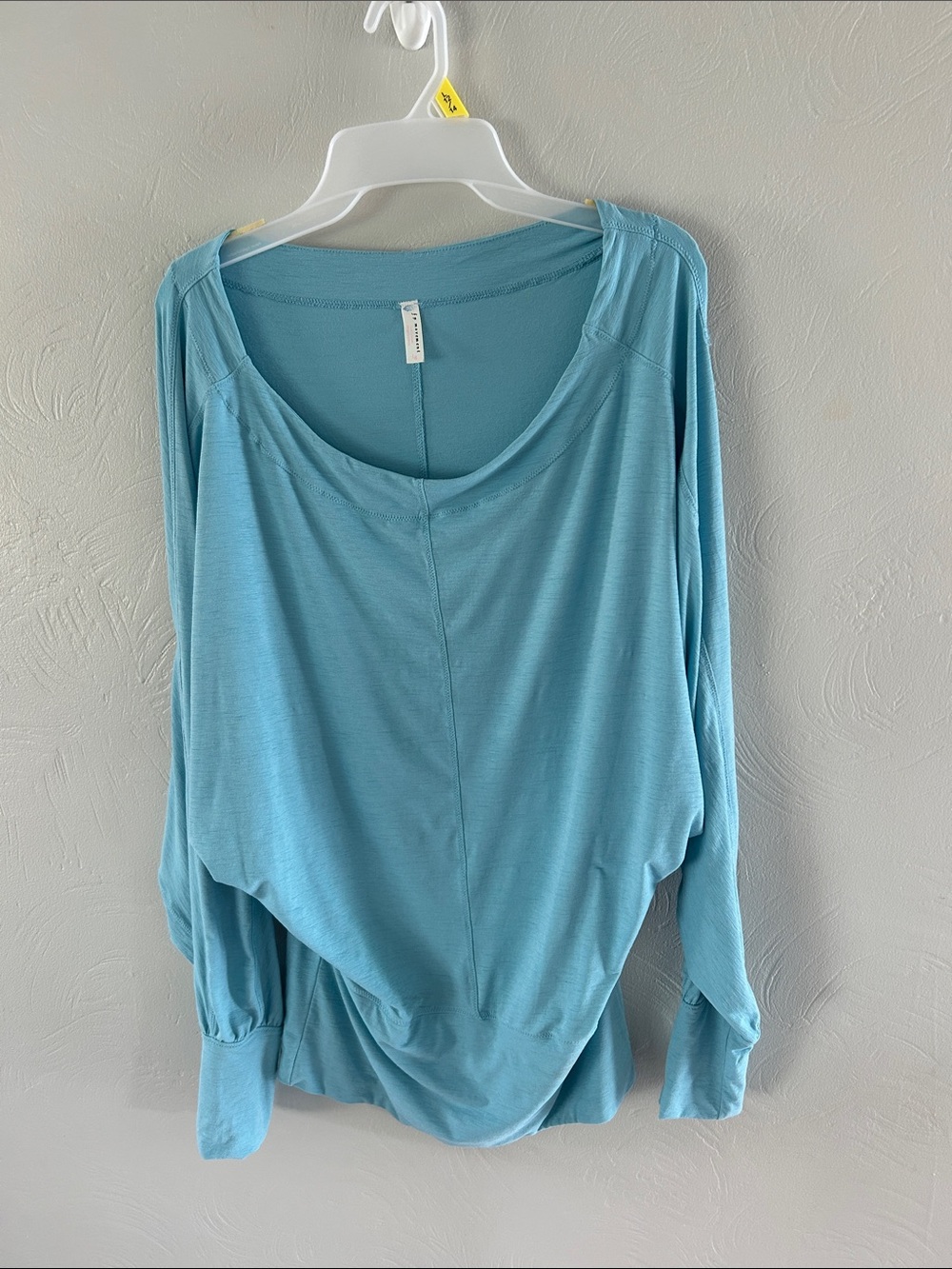 Free People Movement Blue Long Sleeve Tunic Top